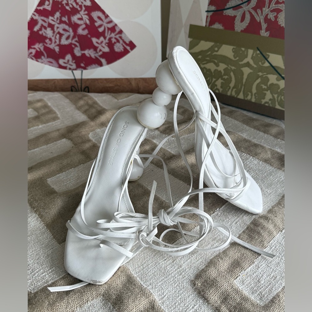 Song of Style White Heels Elegant Design